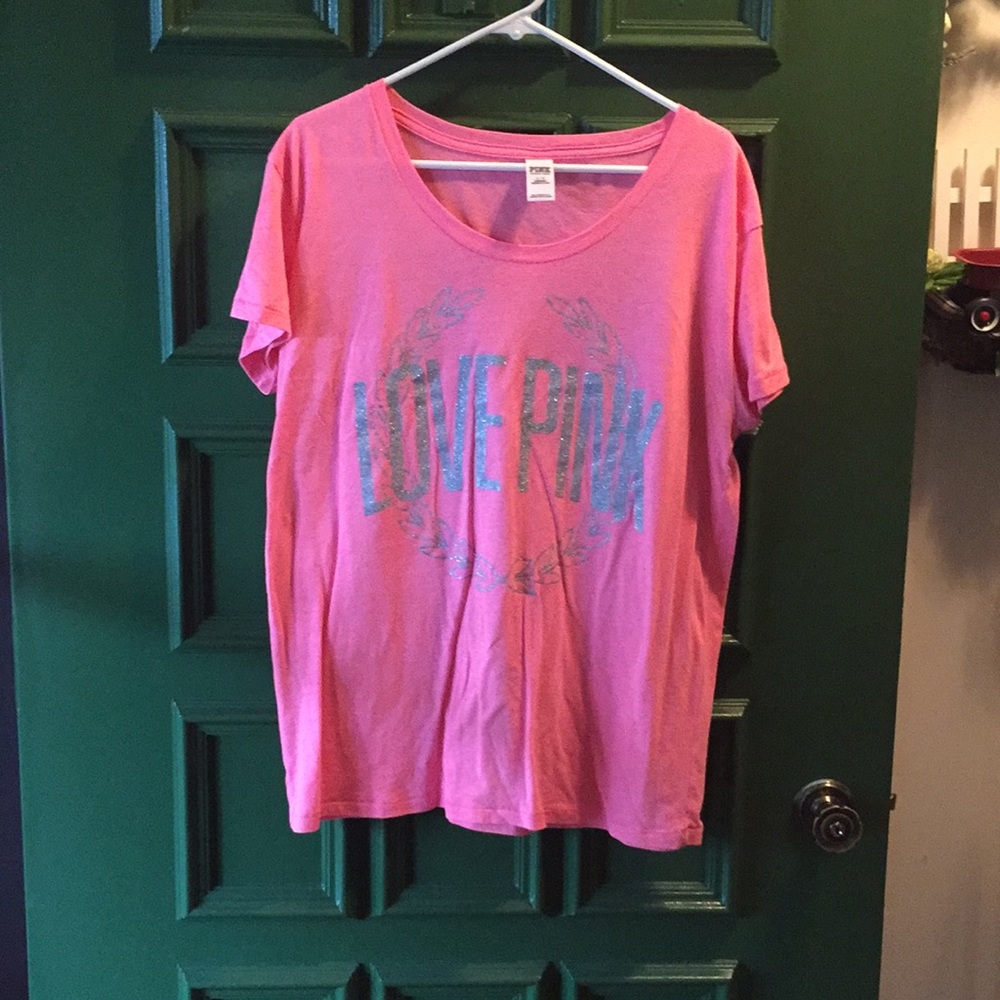 Pink Victoria secret t shirt